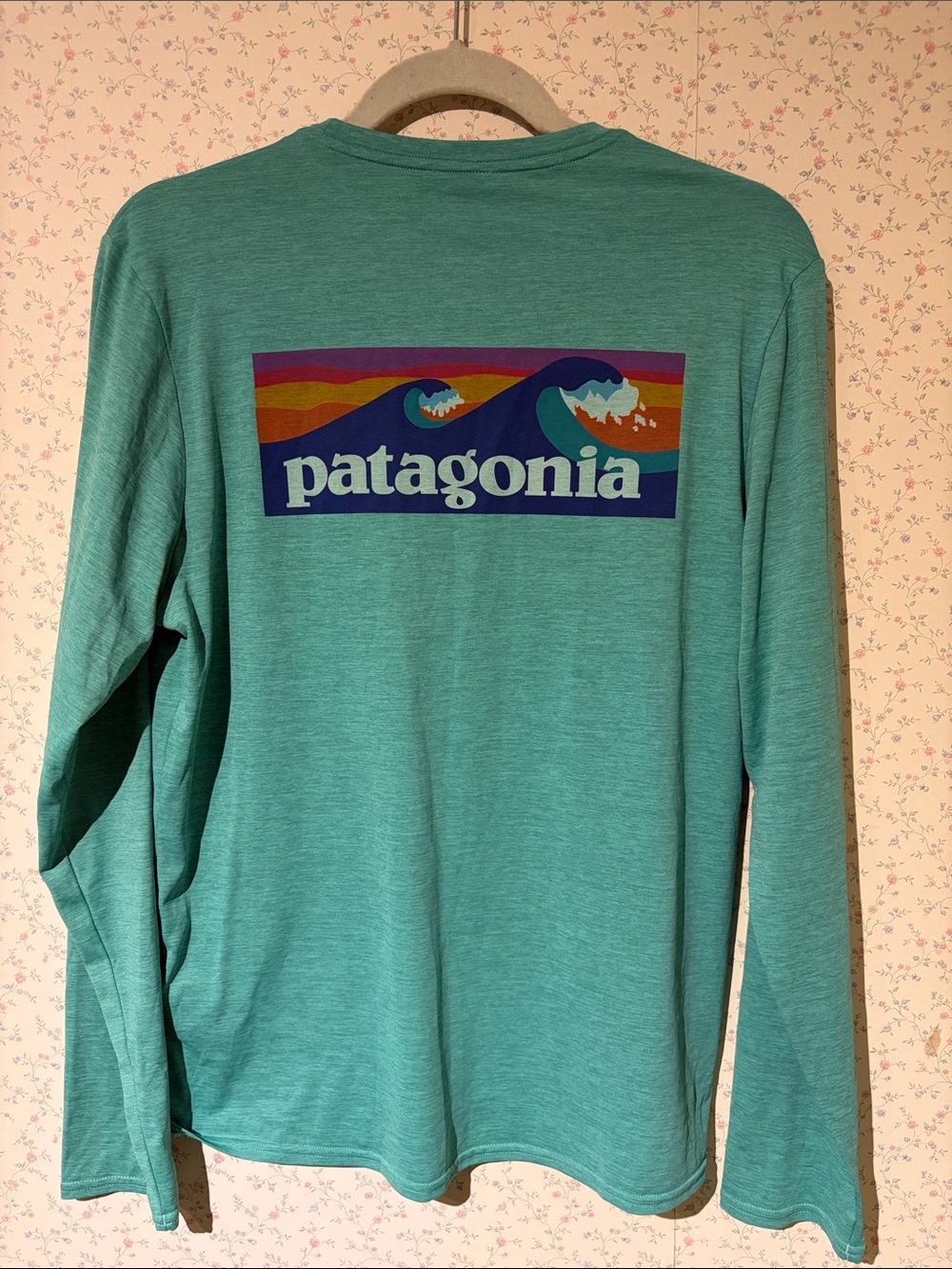 Men's Long-Sleeved Capilene® Cool Daily Shirt w/ Logo - Size S